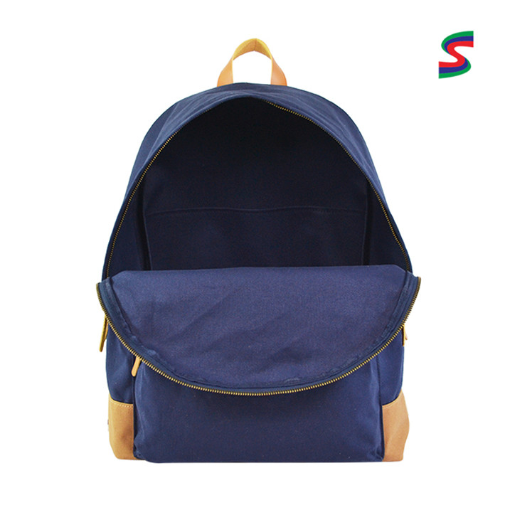 休閑帆布牛仔布背包定制 